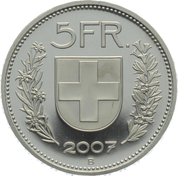 5 Franken 2007 B